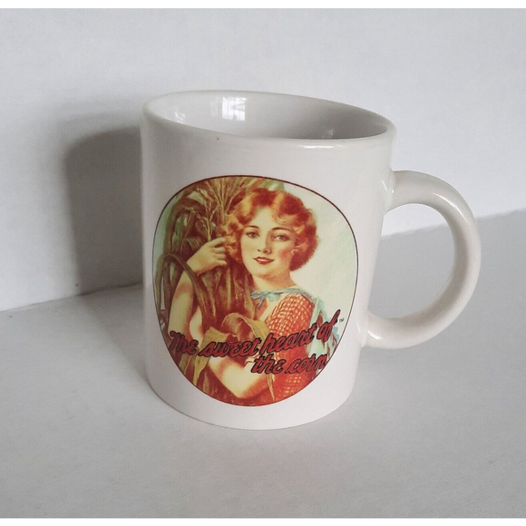 Vintage Kelloggs Toasted Corn Flakes Mug Cup 11 oz - Picture 1 of 4